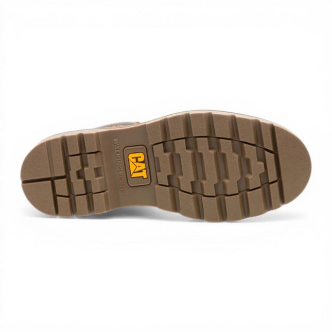 CAT (Caterpillar) Mens Tan Brown Leather Hiking Ankle Boots - Colorado Boat-Mid