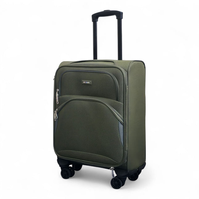Soft Shell Cabin  48 x 37 x 20 cm Secure Travel Luggage Suitcase Suitable for Easyjet, Ryanair