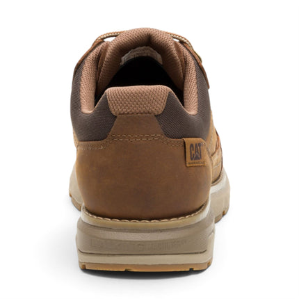 Caterpillar (CAT) Men's Bronze Brown Leather Water-Resistant Hiking Shoes - Pursue Hiker Lo