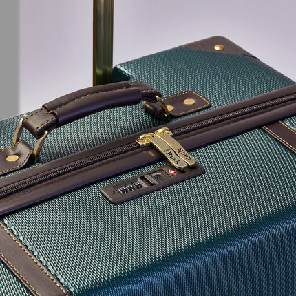 Vintage Hard Shell  Luggage Trunk Suitcase Set