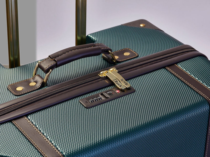 Vintage Hard Shell  Luggage Trunk Suitcase Set