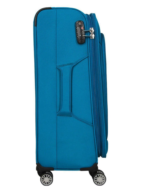 Soft Lightweight Dual 4 Wheel Suitcase Luggage