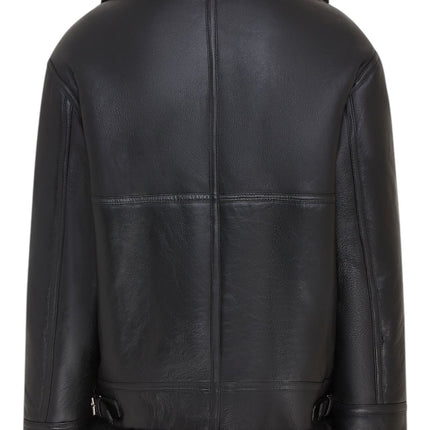Mens B3 Aviator Real Sheepskin Leather Flying Jacket-Hobart