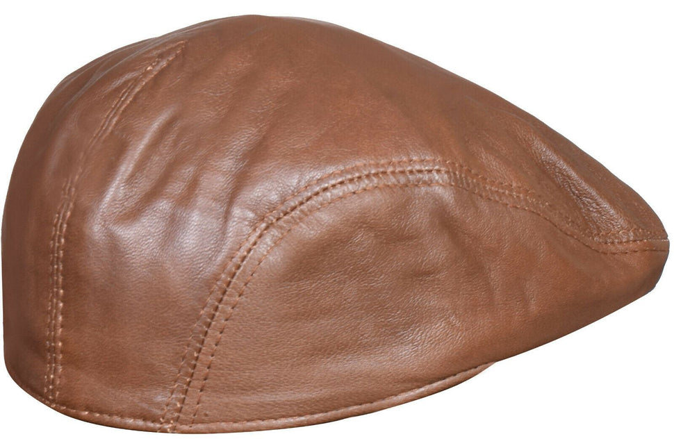 Mens  Flat Hat Leather Peaky Blinders Beret Newsboy Gatsby Golf Cabbie Cap