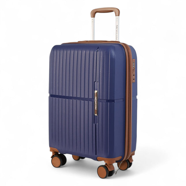 Strong Hard Shell Suitcase Set 8 Wheel Cabin Luggage Holiday Travel Case