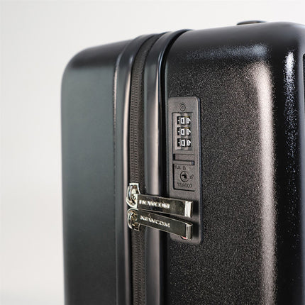 Hard Shell Cabin 44 x 22 x 38 cm TSA Secure Luggage Suitcase Suitable for Easyjet, Ryanair