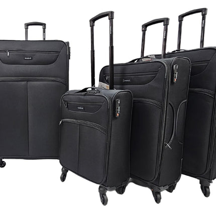 Lightweight Soft Suitcase Luggage Travel TSA Set