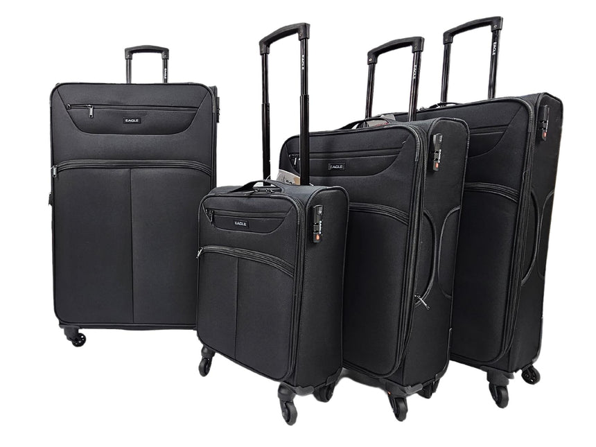 Lightweight Soft Suitcase Luggage Travel TSA Set