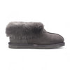Women's Sheepskin Suede Ankle Grey Slip-On Bootie Winter - Glacier