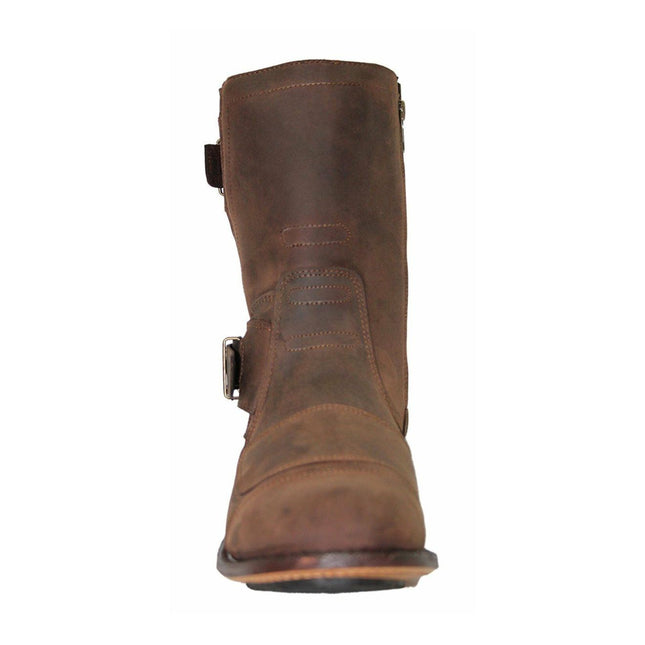 Grinders Mens Brown Leather Cowboy Boots - Route 66