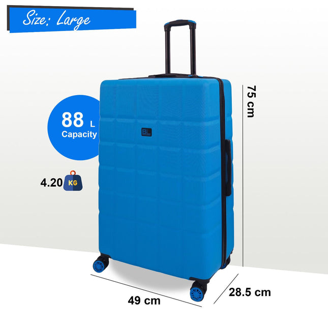 Hard Shell Classic 4 Wheel Travel Suitcase Set
