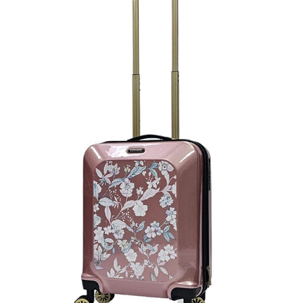 Hard Shell Flower Print Suitcase Luggage Set