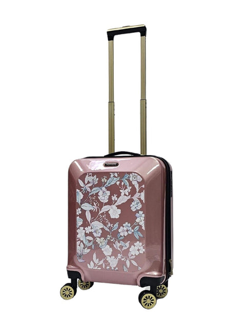 Hard Shell Flower Print Suitcase Luggage Set