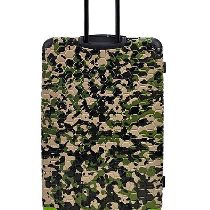 Hardshell Camo Robust ABS Suitcase Set