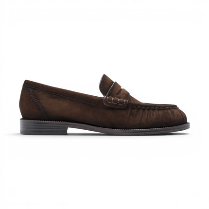 Tamaris Women's Brown Leather Loafer Casual Shoes - 24251-47