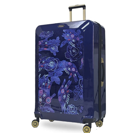 Hard Shell Flower Print Suitcase Luggage Set
