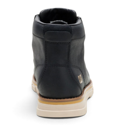 Caterpillar (CAT) Men's Water-Resistant Black Leather Ankle Boots - Estimate Chukka
