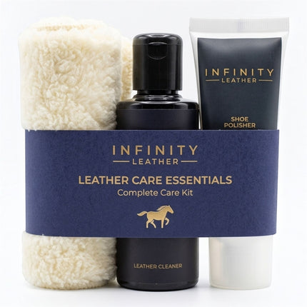 Leather Cleaner, Polish & Glove Smooth Leather Kit
