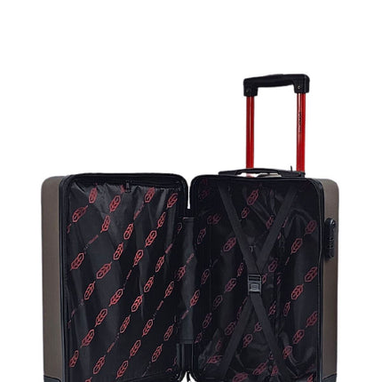 Hard Shell Classic Suitcase Set 8 Wheel Cabin Luggage Case Holiday Travel