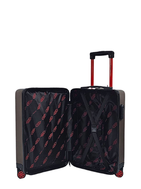 Hard Shell Classic Suitcase Set 8 Wheel Cabin Luggage Case Holiday Travel