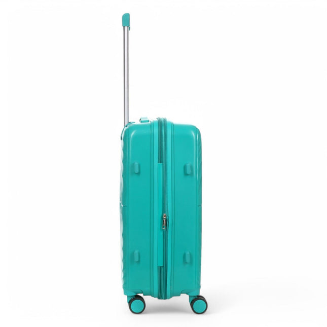 Expandable Hard Shell 8 Wheels Luggage Travel Cabin Suitcase Set