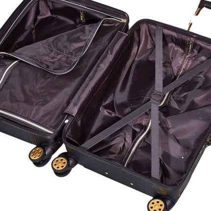 Vintage Hard Shell  Luggage Trunk Suitcase Set