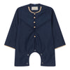 Baby Boys Omani Eid Blue Thobe  Saudi Emirati Jubba Robe Romper