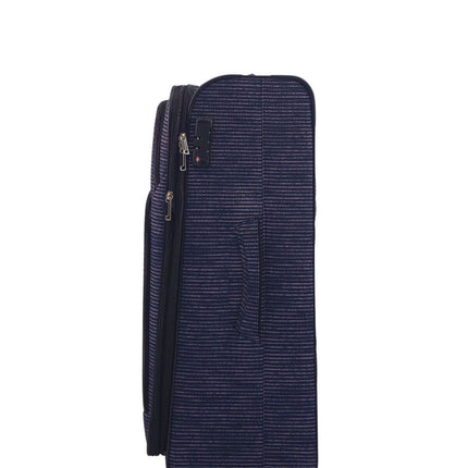 Lightweight Print Suitcases 8 Wheel Luggage Travel Soft Bags Set