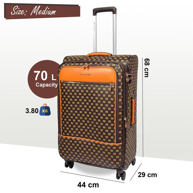 Soft Expandable Travel Suitcase Luggage Bag