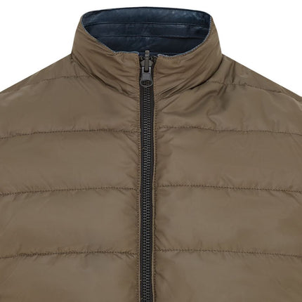 Mens Reversible Hooded Leather Jacket Premium Lambskin Napa