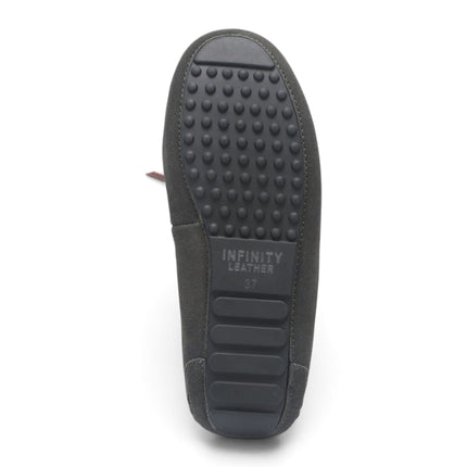 Women's Olive Green Genuine Sheepskin Moccasin Winter Slippers - Aspen