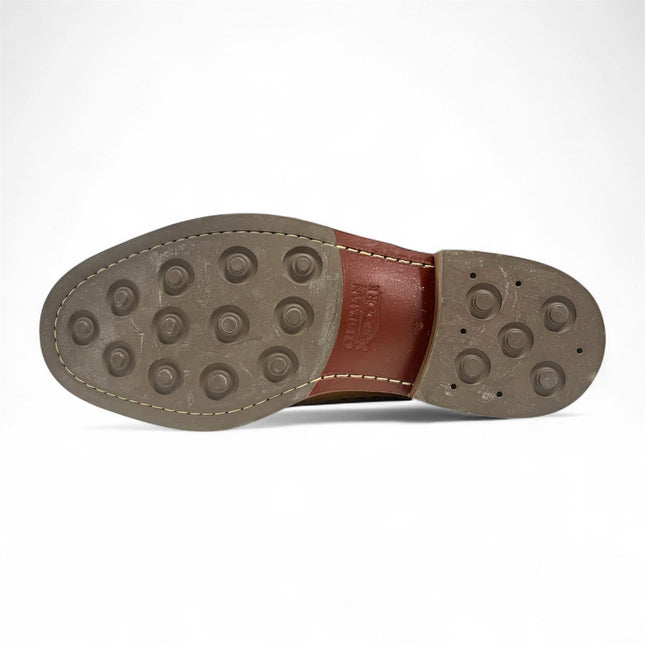 Chapman & Moore Men's Mahogany Leather Brown Suede Brogues Oxford Formal Shoes