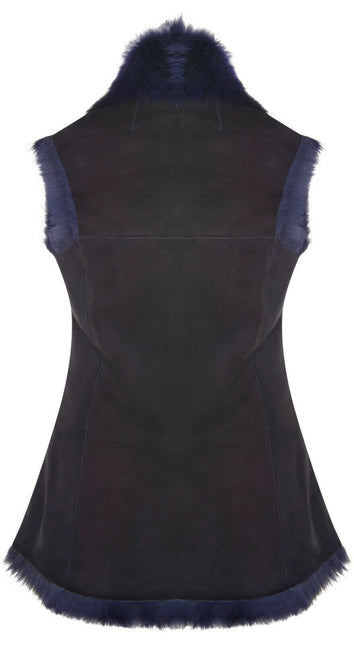 Women's Toscana Sheepskin Long Gilet-Sorocaba