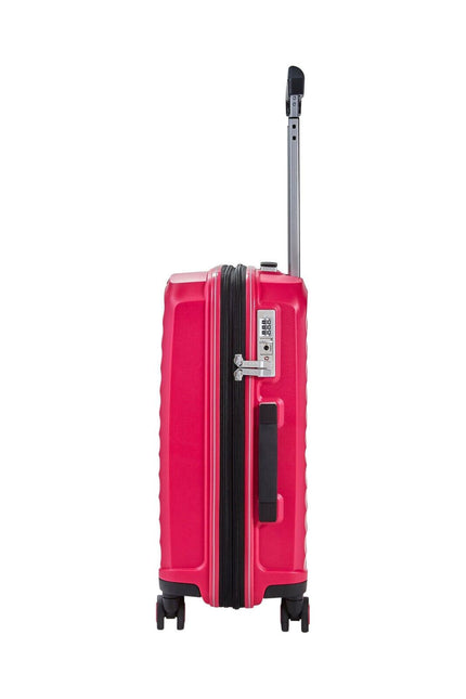Hard Shell Classic Suitcase 8 Wheel Cabin Luggage Trolley Travel Bag