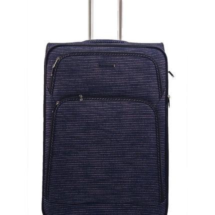 Lightweight Print Suitcases 8 Wheel Luggage Travel Soft Bags Set