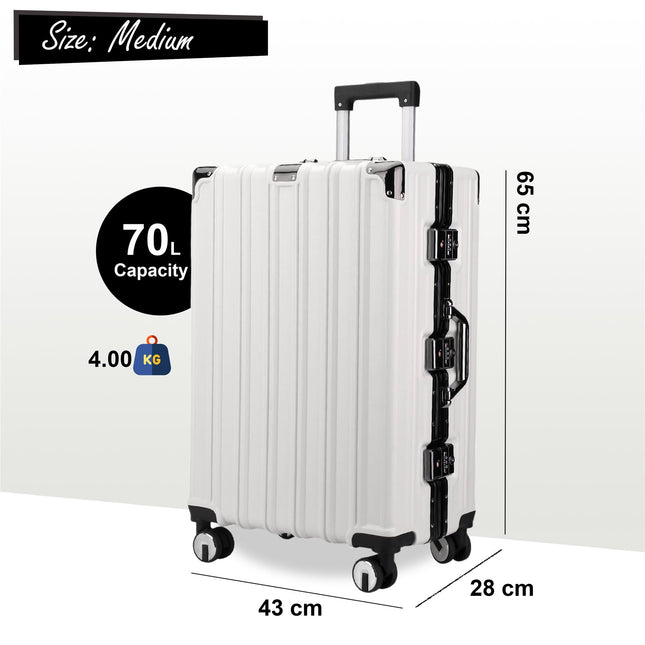 Hardshell Suitcase Set Robust 8 Wheel Cabin Luggage Suitcases