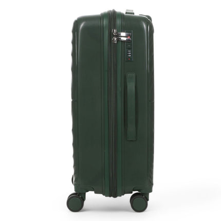 Expandable Hard Shell 8 Wheels Luggage Travel Cabin Suitcase Set