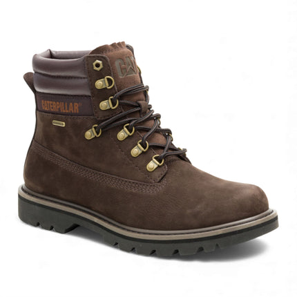 CAT (Caterpillar) Waterproof Colorado 2.0 Hiker Dark Brown Leather Walking Ankle Boots