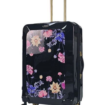 Hard Shell Flower Print Suitcase Luggage Set