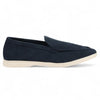 Men’s Durable Navy Slip-On Loafers with Cushioned Insole