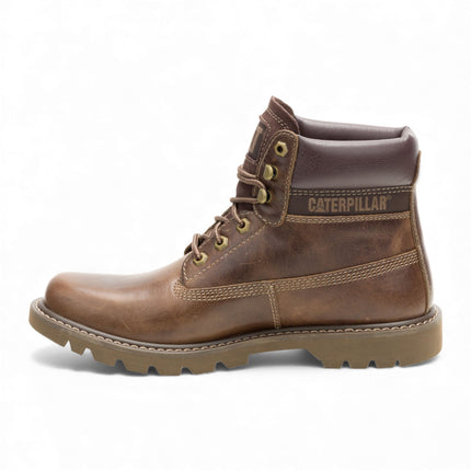 CAT (Caterpillar) Colorado 2.0 Fossil Brown Leather Hiking Ankle Boots