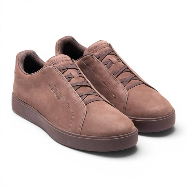 Cole Haan Men's GrandPro Luxe Mile Trainer Brown Nubuck Sneakers - C44437