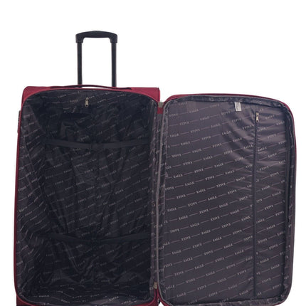 Soft Shell Suitcase Luggage Set Travel Light Carry On Cabin Bag