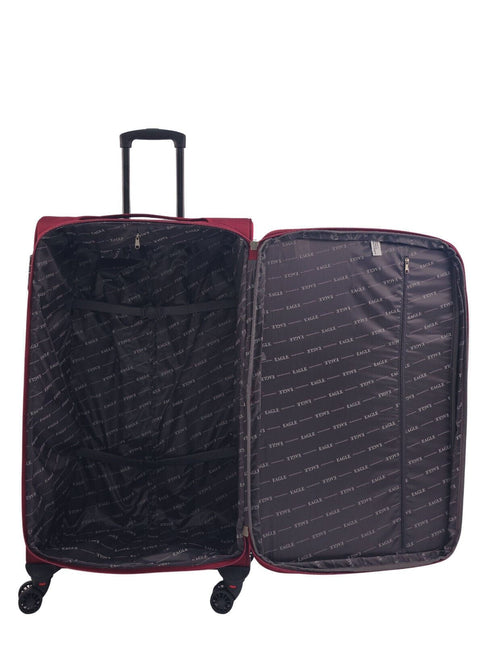 Soft Shell Suitcase Luggage Set Travel Light Carry On Cabin Bag