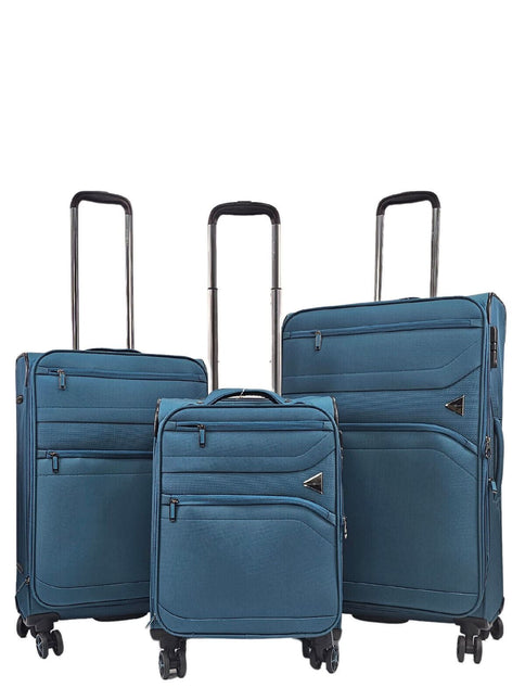 Lightweight Soft  Dual 4 Wheel Luggage Suitcases