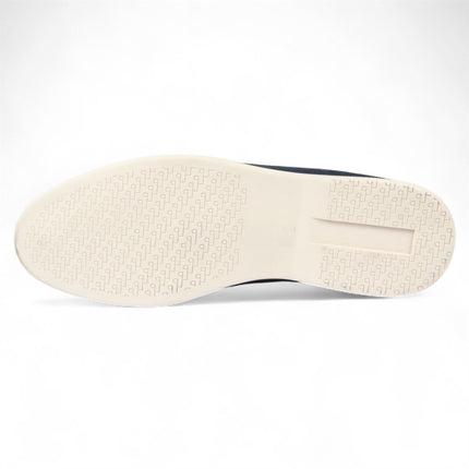 Men’s Durable Navy Slip-On Loafers with Cushioned Insole