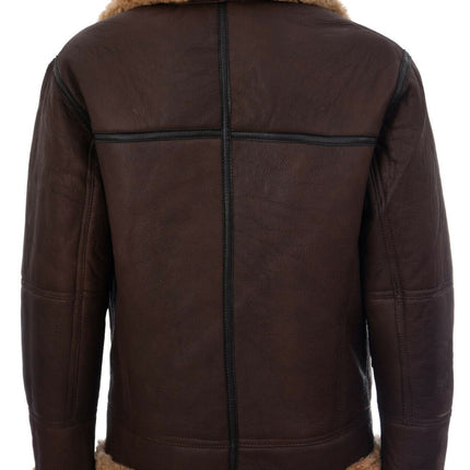 Mens B3 Shearling Sheepskin Aviator Jacket-Gloucester