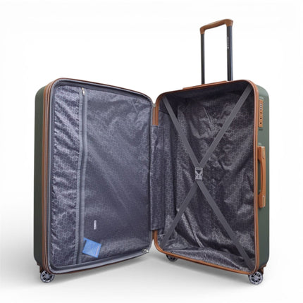 Expandable Hard Shell ABS Suitcase Set 8 Wheel Robust Travel Case Holiday Luggage