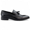 Men's Black Tassel Moccasin Loafers Smart Slip-On Dress Shoes
