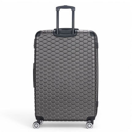 Hard Shell ABS 8 Wheel Luggage Travel Cabin Holiday Bags Suitcase Set